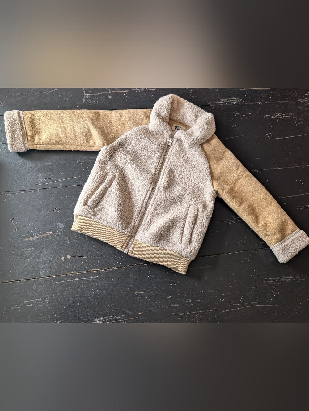 Baby B'gosh 18-Month Colorblock Fleece Sherpa Jacket Rugged Outerwear Cabincore